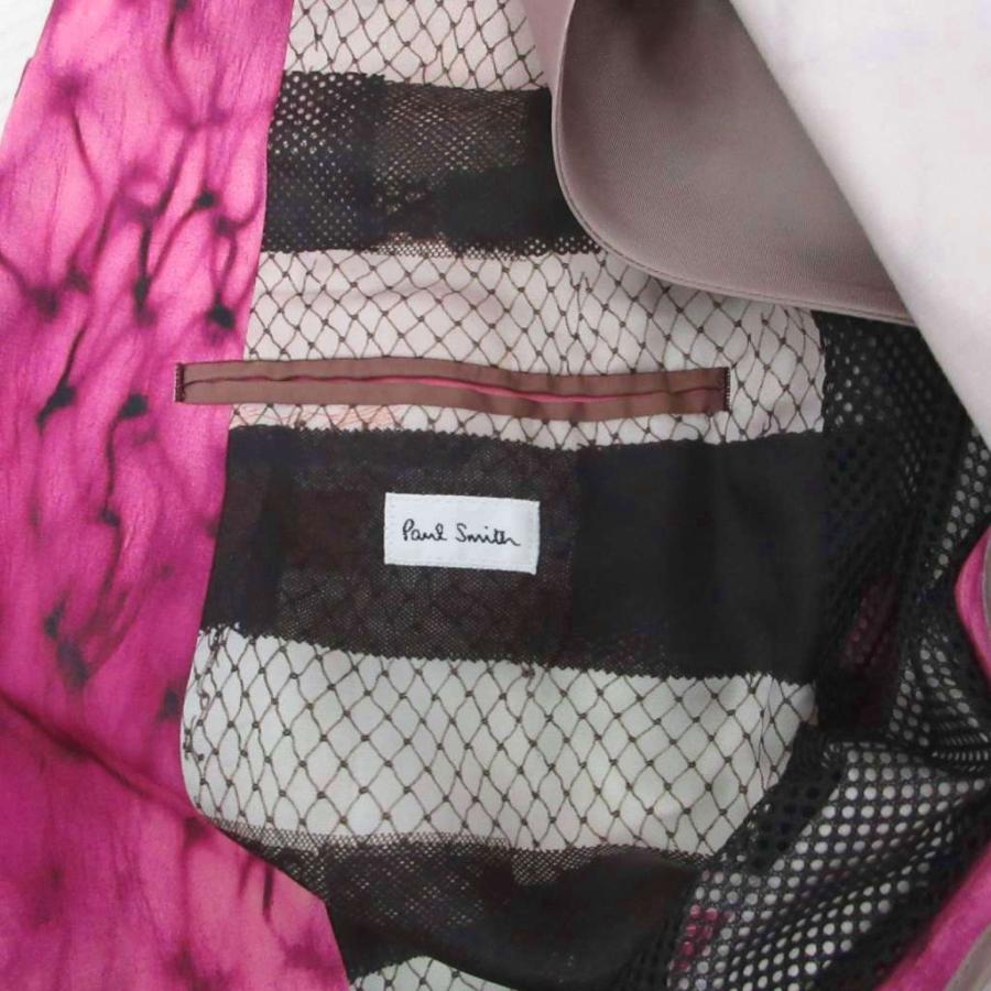 Paul Smith テーラード ジャケット ブレザー 40 L 襟レザー使用 Paul