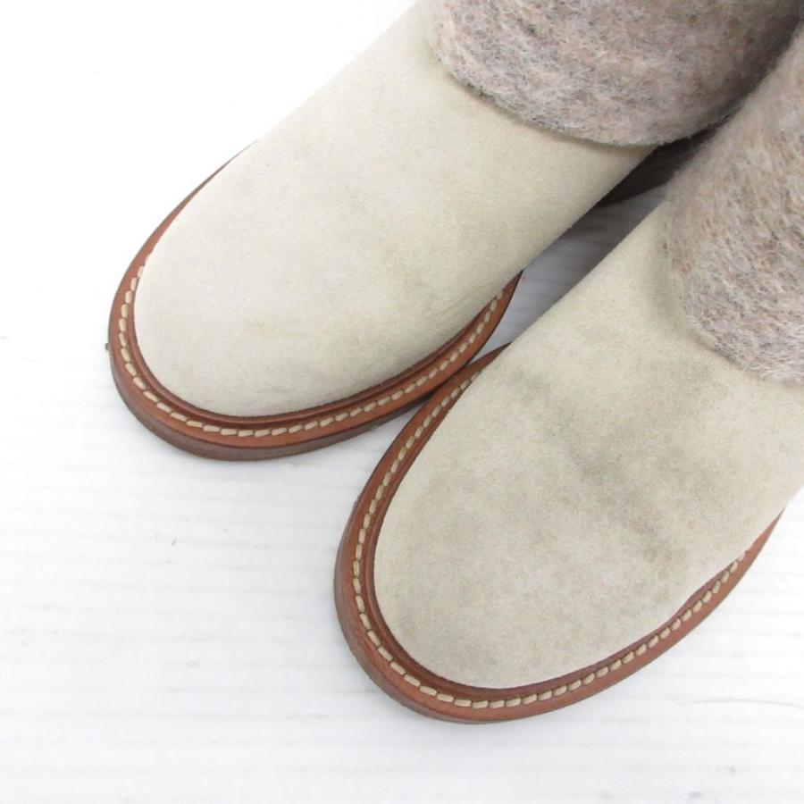 CHANEL（シャネル） ココマーク ショートブーツ 折り返し スエード