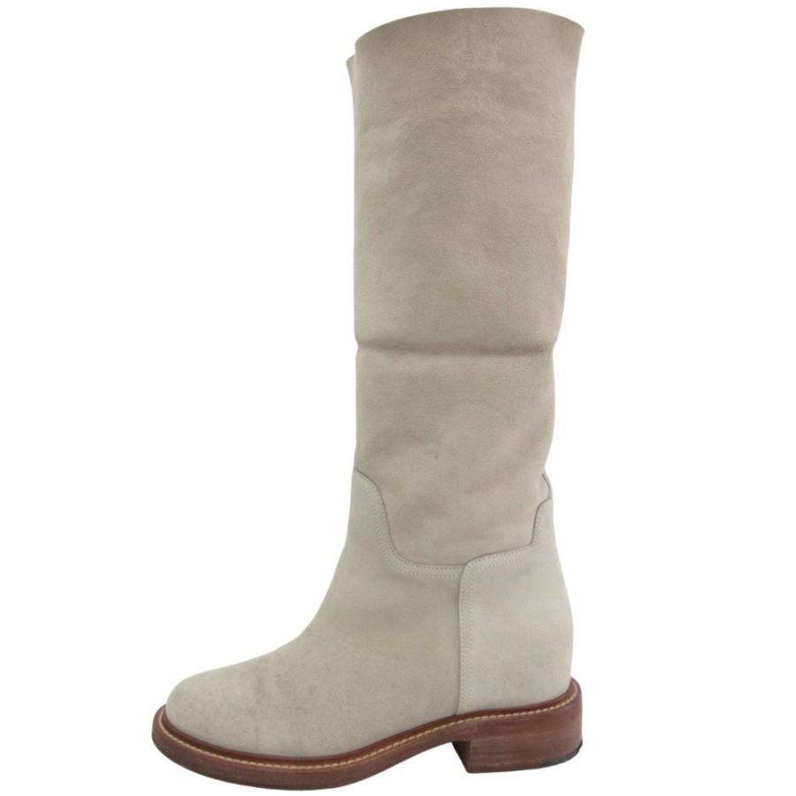 CHANEL（シャネル） ココマーク ショートブーツ 折り返し スエード