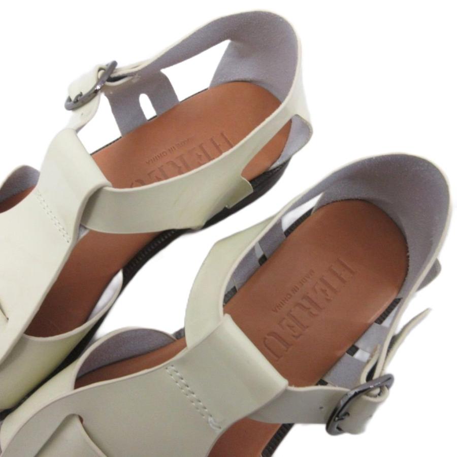 ヘリュー HEREU PESCA ぺスカ カーフレザーフィッシャーマンサンダル