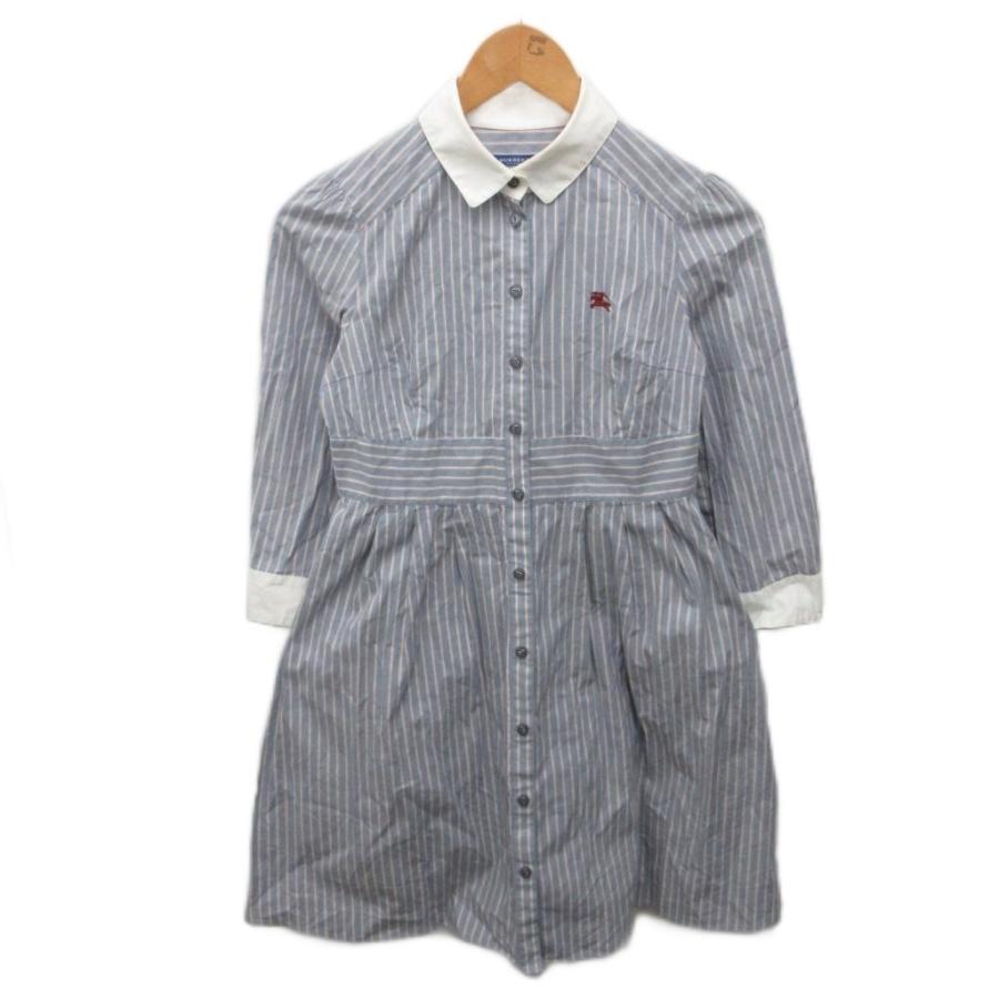 バーバリー ロンドン BURBERRY LONDON シャツワンピース 長袖