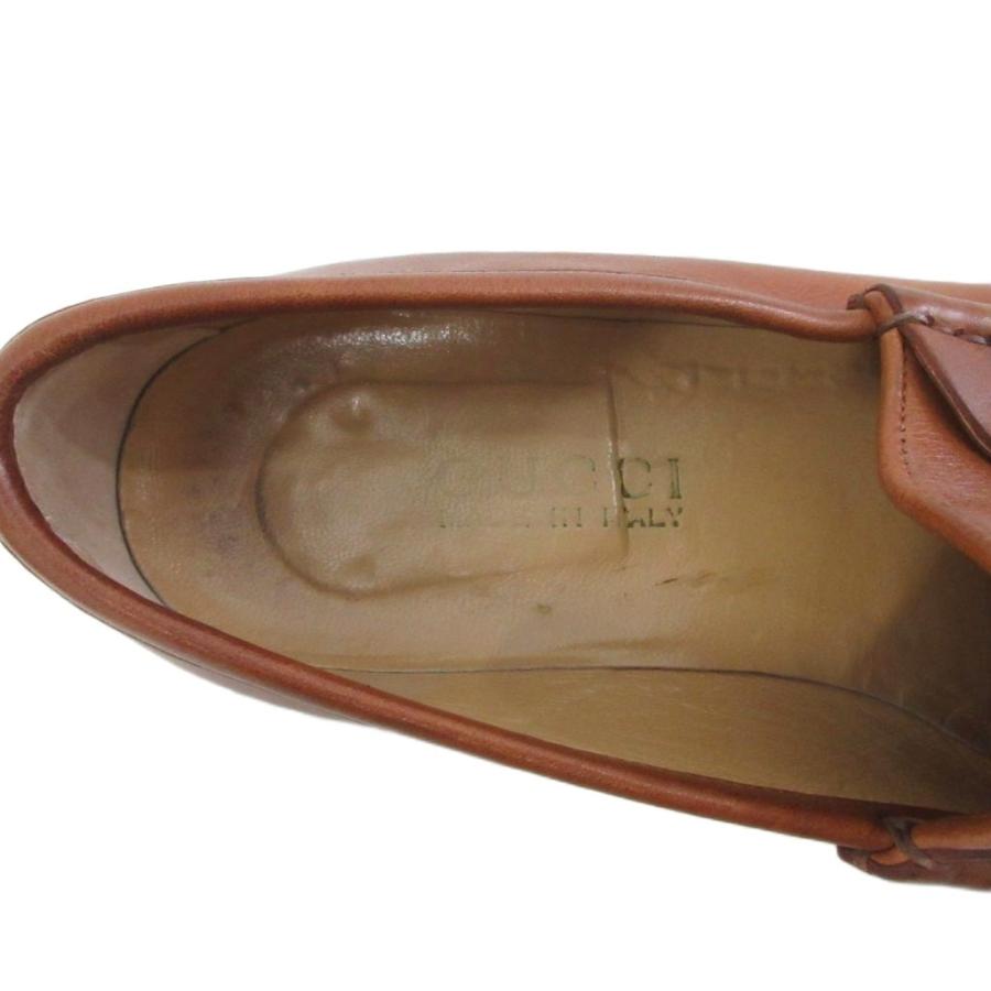 GUCCI（グッチ） ホースビットローファー 革靴 スリッポン ゴールド