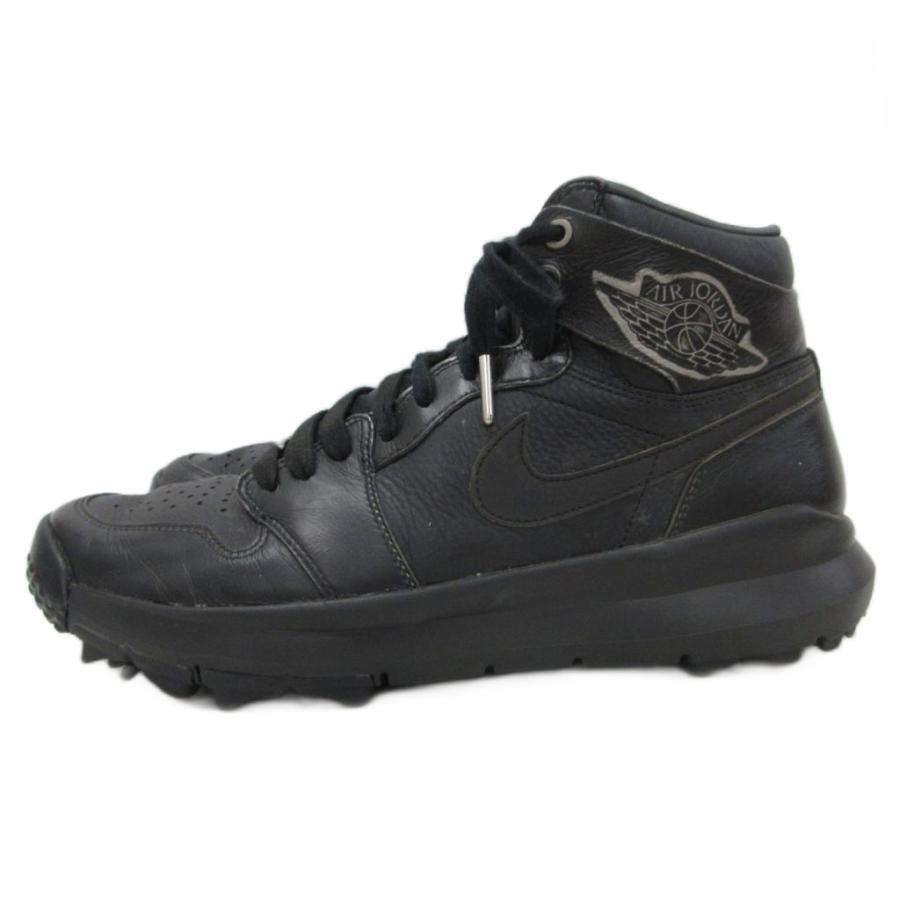 23 未使用　エアジョーダン　ゴルフシューズ　ハイカット　ブラック　8.5 NIKE（ナイキ） NIKE Air Jordan 1 High Golf PRM 