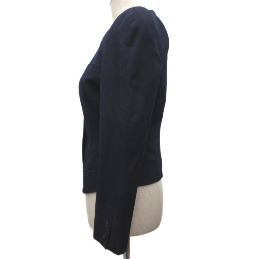FOXEY　1Bストレッチウールジャケット　黒　38 FOXEY（フォクシー） FOXEY BOUTIQUE テーラードジャケット ブレザー