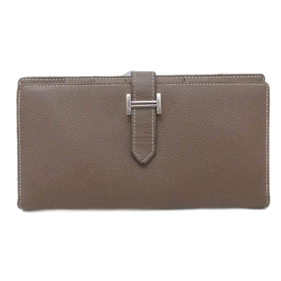HERMES（エルメス） ベアン スフレ エトゥープ R刻印 長財布 二つ折り
