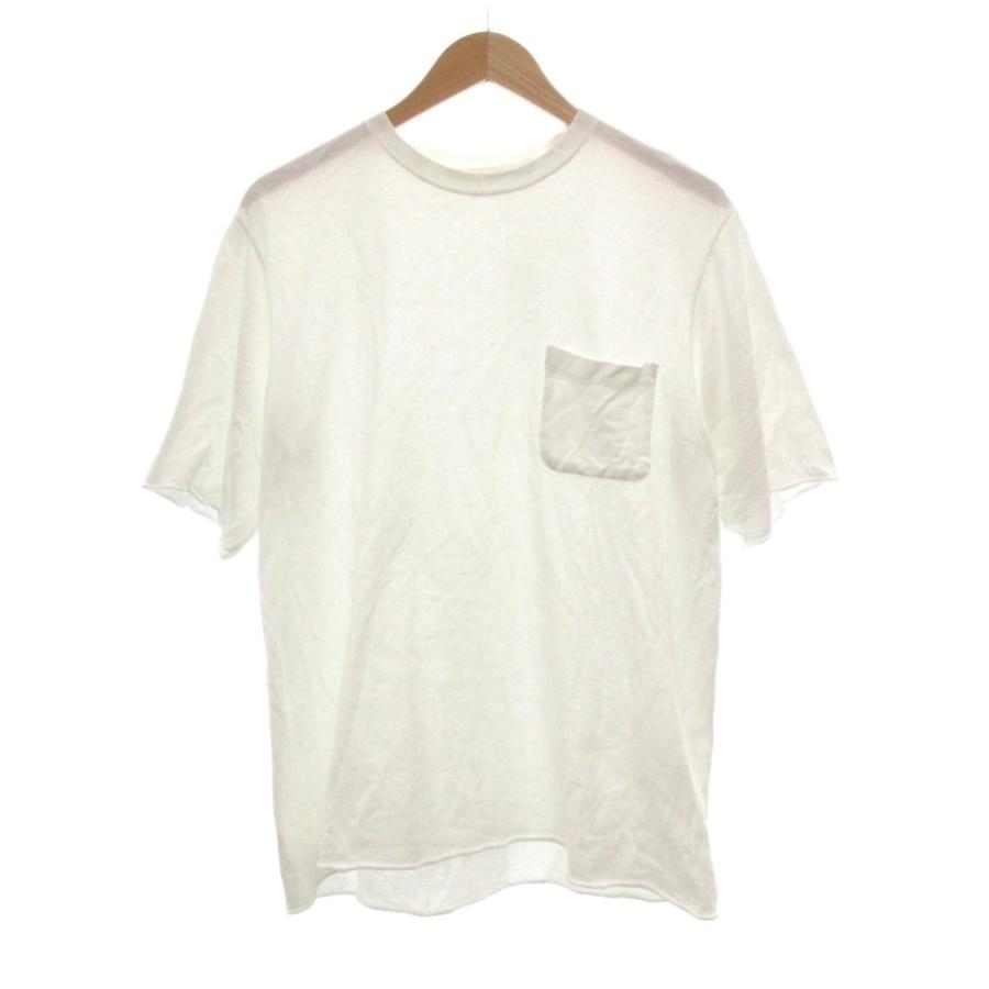 コモリ　半袖シャツ COMOLI ホワイト　２サイズ Navyblue – White コモリシャツ, COMOLI トップス