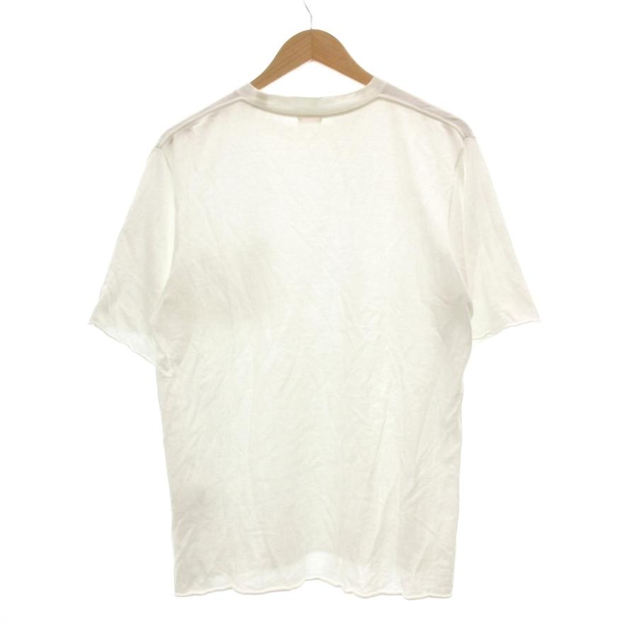 コモリ COMOLI Tシャツ コットン 白 ホワイト 半袖 無地 ラウンド