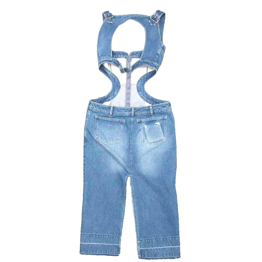 フェティコ FETICO SQUARE-NECK BUSTIER DENIM DRESS デニムドレス
