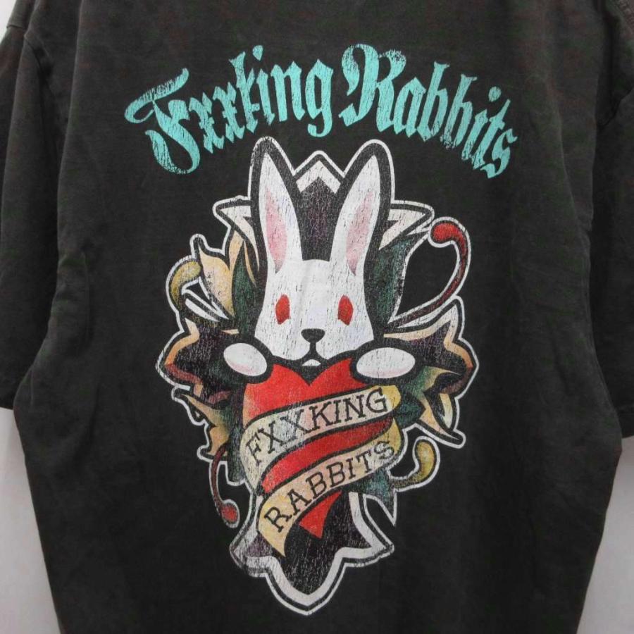 FR2 沖縄限定 Tシャツ 半袖 バッグプリント グレー系 ブラック L