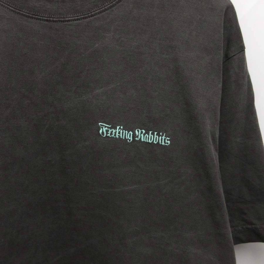 FR2 沖縄限定 Tシャツ 半袖 バッグプリント グレー系 ブラック L