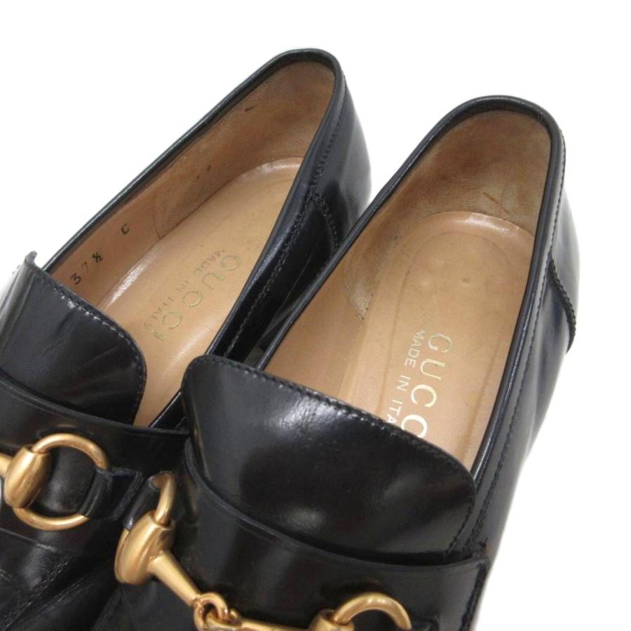 GUCCI ホースビット チャンキーヒール 37.5 GUCCI（グッチ） ホースビット ローファー スリッポン チャンキー