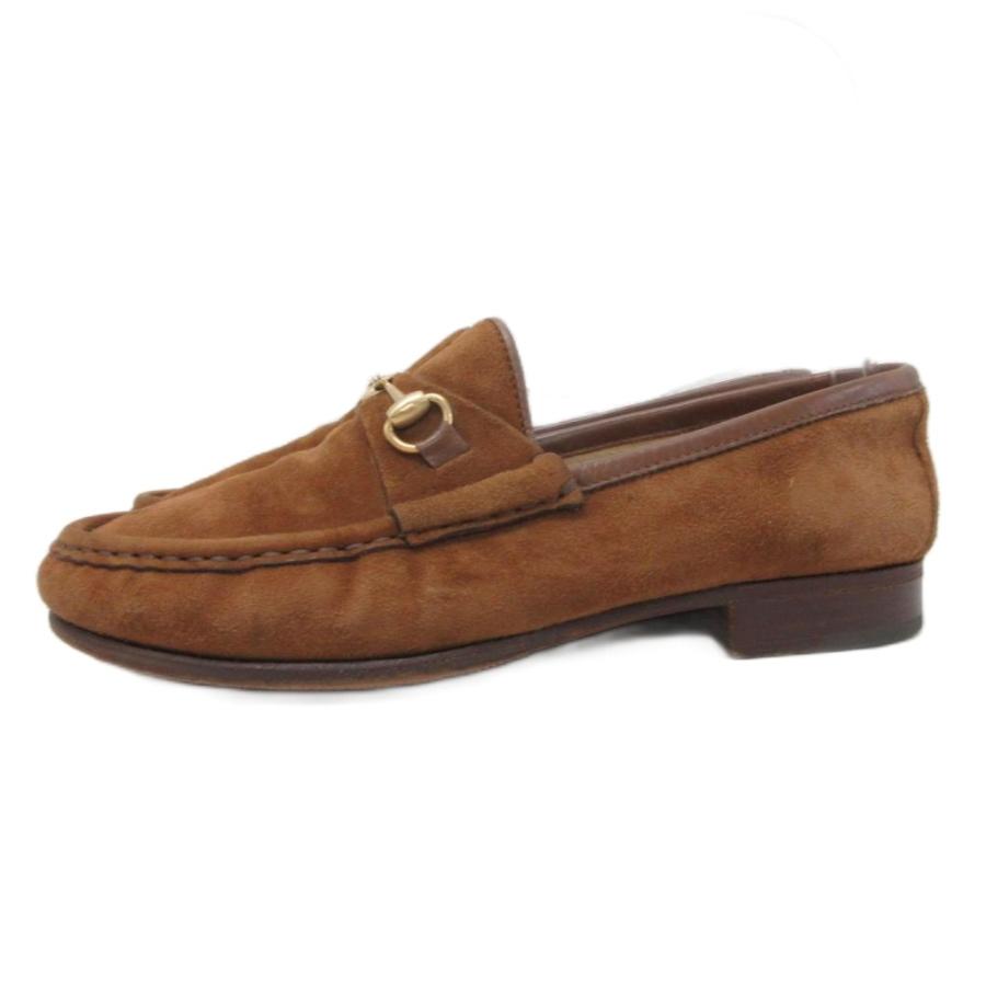 GUCCI（グッチ） ホースビット ローファー スエード スリッポン