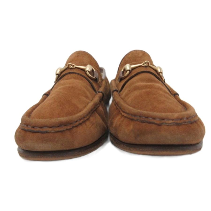 GUCCI（グッチ） ホースビット ローファー スエード スリッポン