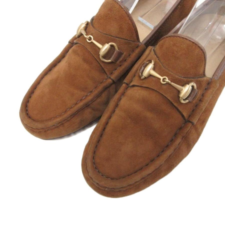 GUCCI（グッチ） ホースビット ローファー スエード スリッポン