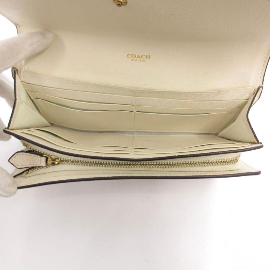 COACH（コーチ） 長財布 財布 ウォレット 白 ホワイト ベージュ 