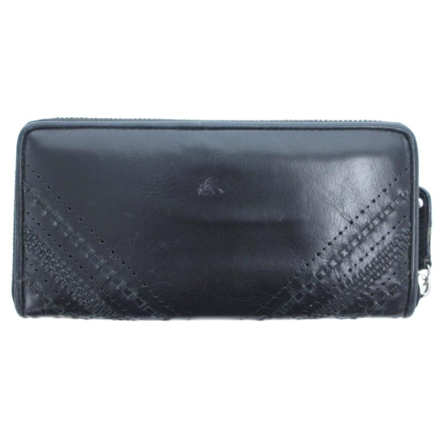 COACH（コーチ） 長財布 レディース 黒 ブラック パンチング加工 幾何 