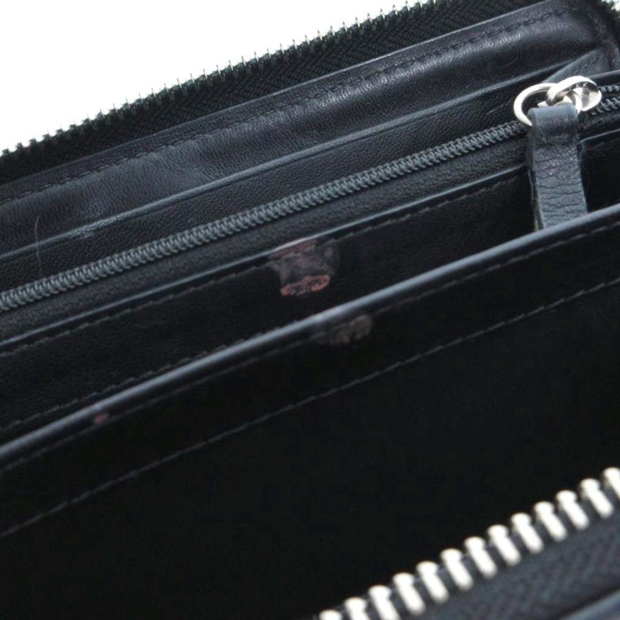 COACH（コーチ） 長財布 レディース 黒 ブラック パンチング加工 幾何 