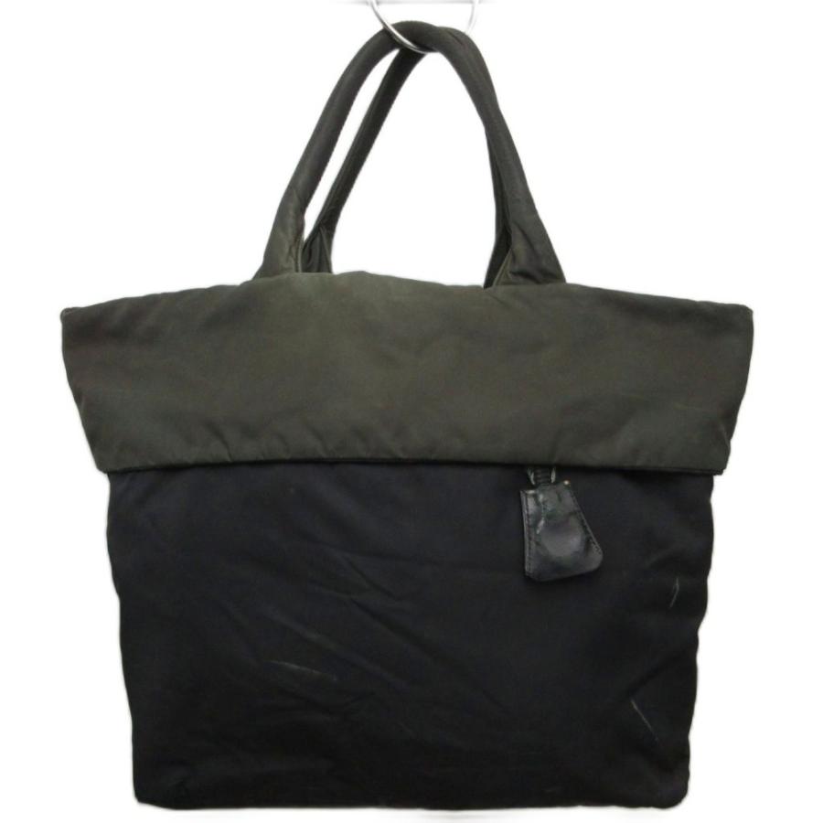 PRADA（プラダ） テスートダブル TESSUTO DOUBLE ロゴ トートバッグ