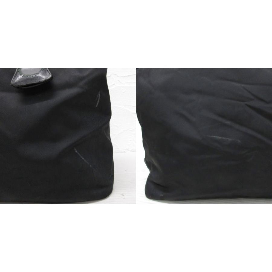 PRADA ロゴ型押し　ダブルチェーン　トートバッグ テスートナイロン×レザー PRADA（プラダ） テスートダブル TESSUTO DOUBLE ロゴ トートバッグ