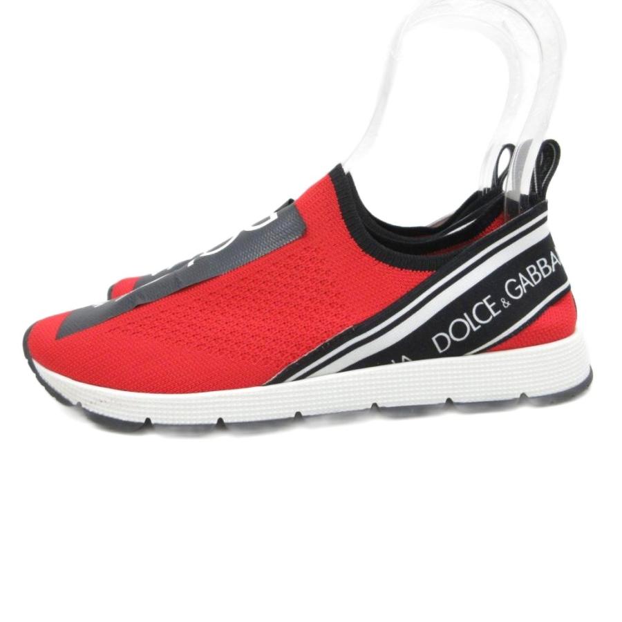 Dolce & Gabbana レッド スパンコール スニーカー Dolce & Gabbana