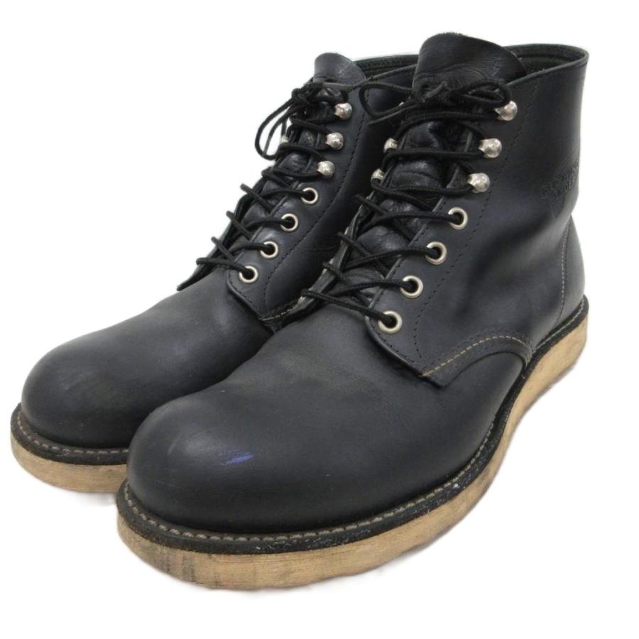 RED WING 8165ワークブーツ黒 RED WING SHOES（レッドウィング） REDWING 6-inch Classic Round 8165