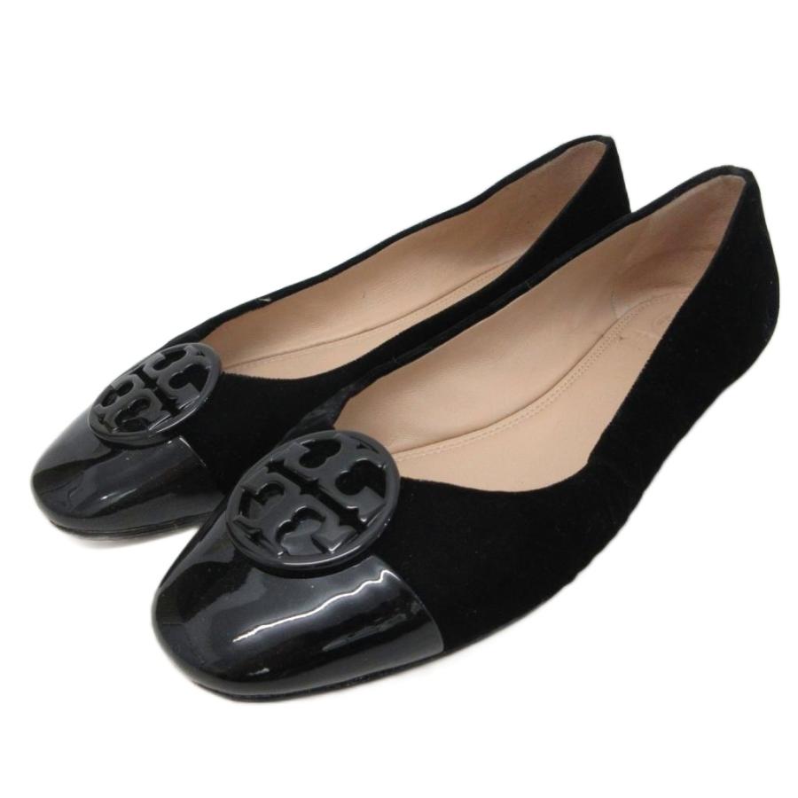 TORY BURCH（トリーバーチ） ロゴ パンプス フラットシューズ ラウンド 