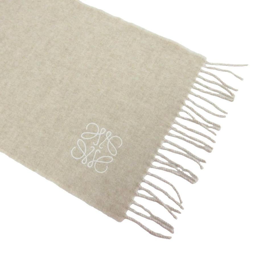 LOEWE（ロエベ） アナグラム 刺繍 マフラー ストール バイカラー