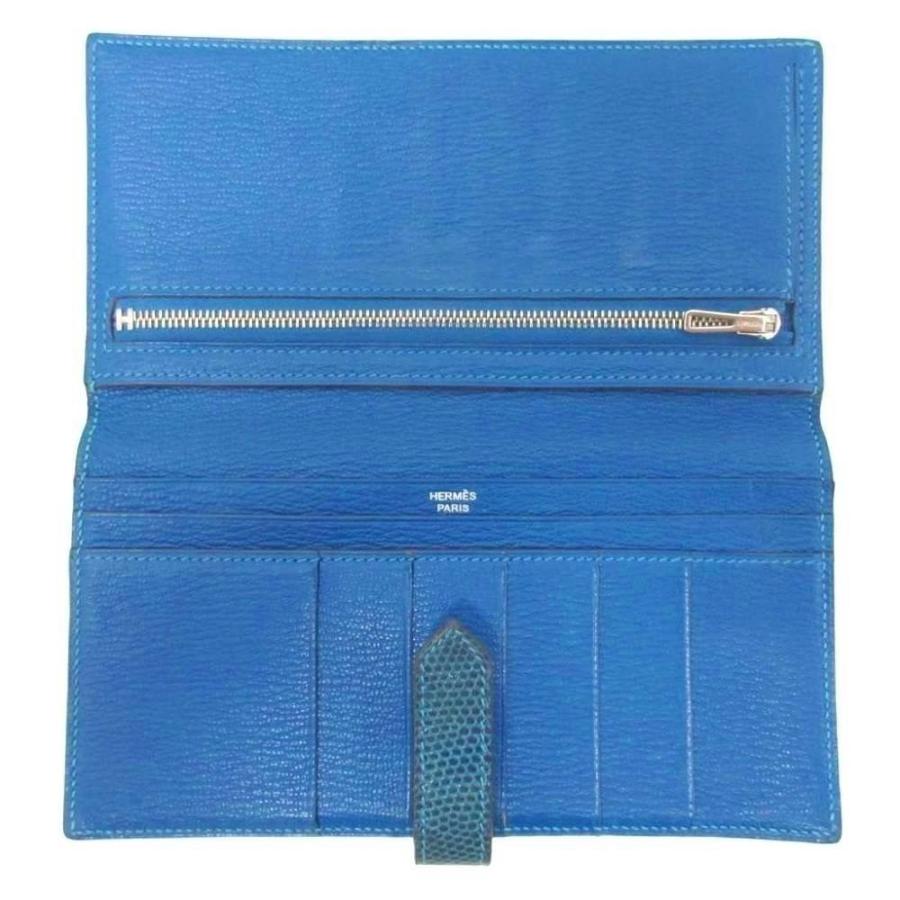 HERMES（エルメス） 希少 ベアン スフレ リザード O刻印 Hロゴ 長財布