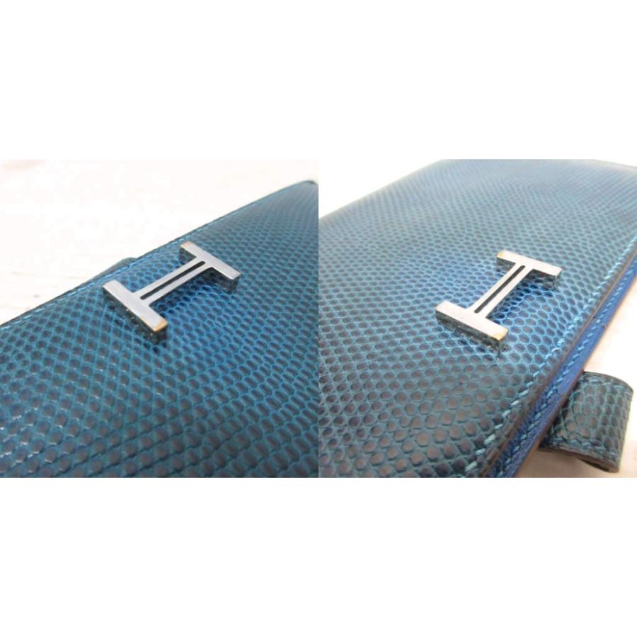 HERMES（エルメス） 希少 ベアン スフレ リザード O刻印 Hロゴ 長財布