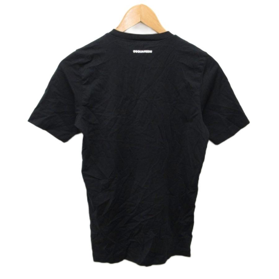 DSQUARED2（ディースクエアード） DSQUARED2 Tシャツ 半袖 プリント 黒