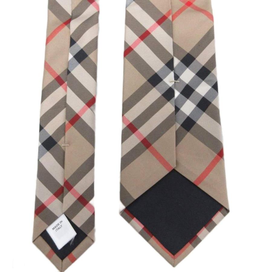 極美品 バーバリーロンドン ネクタイ ノバチェック 黒 BURBERRY（バーバリー） 極美品 近年 ノバチェック ネクタイ
