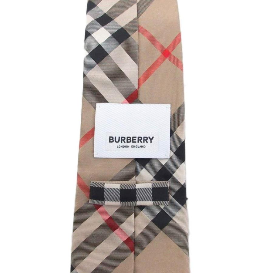 極美品 バーバリーロンドン ネクタイ ノバチェック 黒 BURBERRY（バーバリー） 極美品 近年 ノバチェック ネクタイ