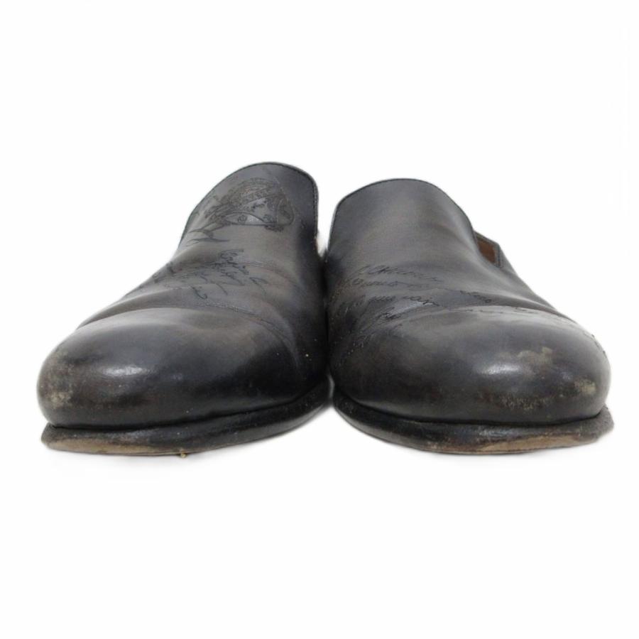 ベルルッティ Berluti カーシヴ ガレ CURSIVE GALET カリグラフィスクリット ローファー モカシン スリッポン レザー ...