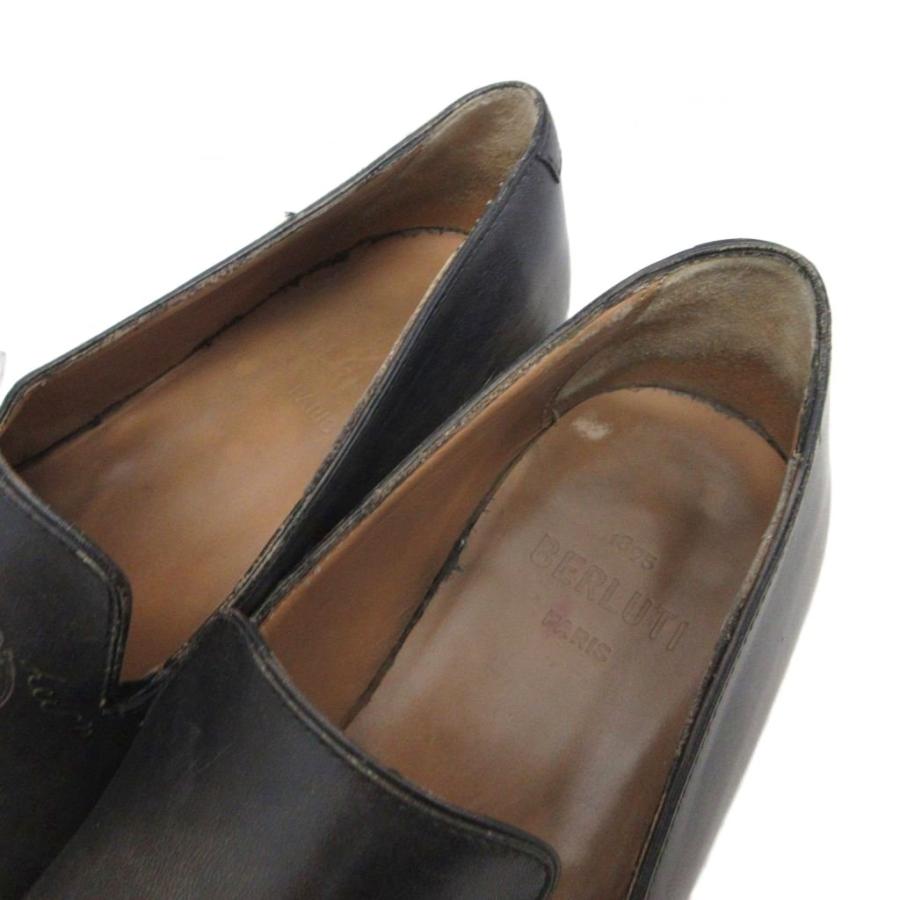ベルルッティ Berluti カーシヴ ガレ CURSIVE GALET カリグラフィスクリット ローファー モカシン スリッポン レザー ...