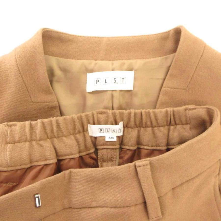 プラステ PLST スーツ セットアップ ノーカラージャケット パンツ