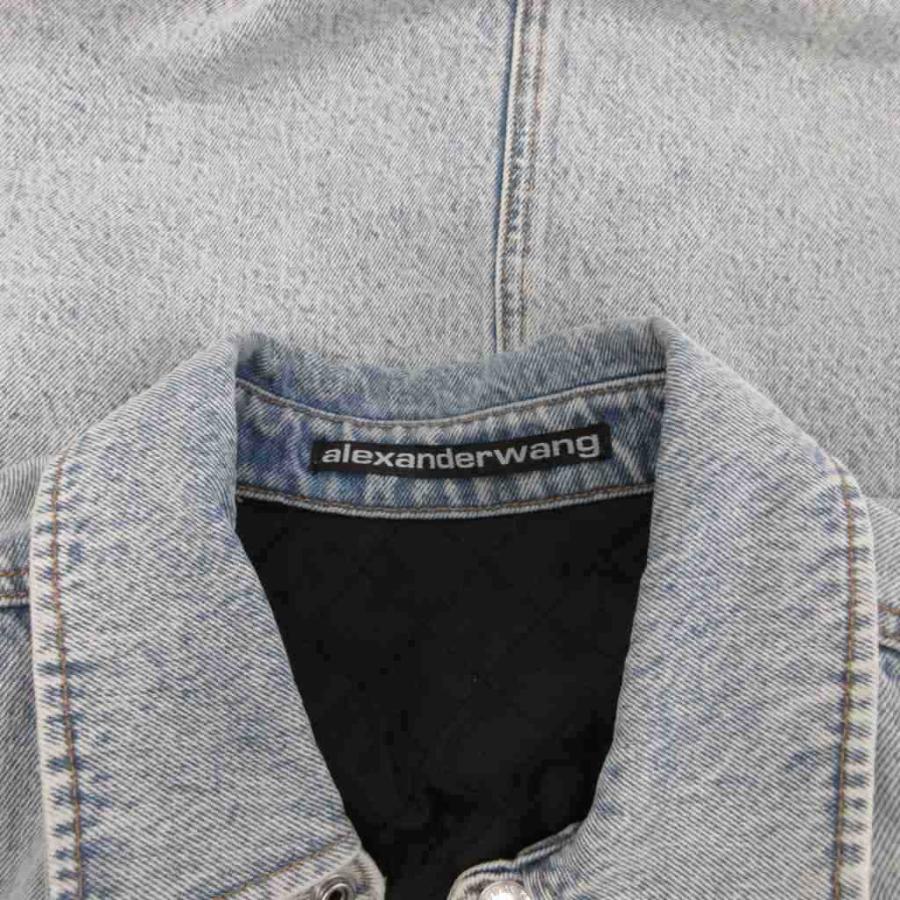 alexanderwang キルティング　オーバーサイズデニムブルゾン アレキサンダーワン ALEXANDER WANG デニムキルティングジャケット
