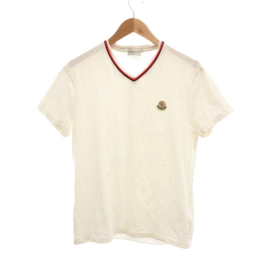 MONCLER（モンクレール） MONCLER Tシャツ Vネック 半袖 ロゴ