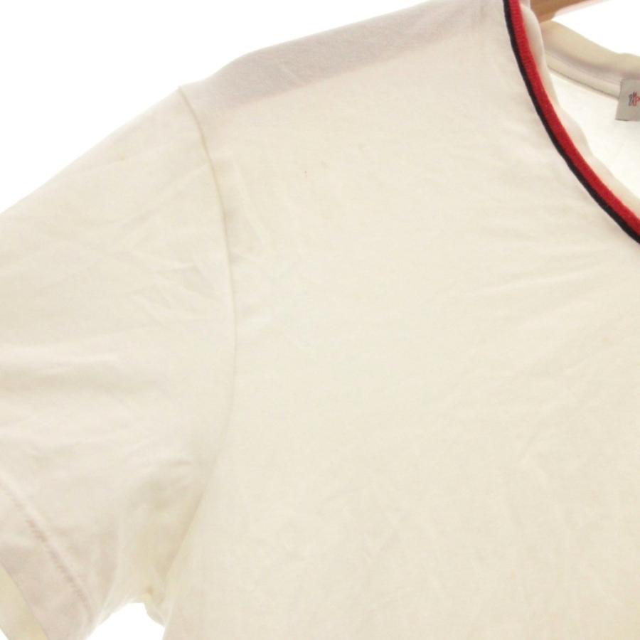 MONCLER（モンクレール） MONCLER Tシャツ Vネック 半袖 ロゴ