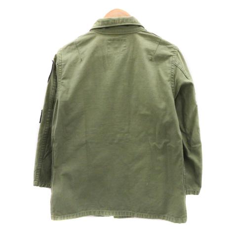 マーカ marka ミリタリーシャツ カジュアルシャツ 七分袖 ワッペン 1 