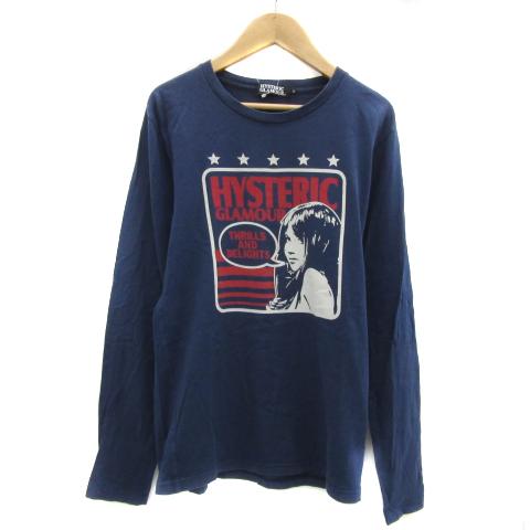 ヒステリックグラマー Tシャツ カットソー 長袖 ラウンドネック ガール 