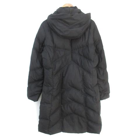 Patagonia フード付きロングダウン 黒