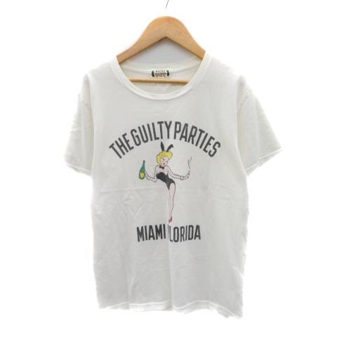 WACKO MARIA ワコマリア Tシャツ カットソー 半袖 プリント M マルチ 