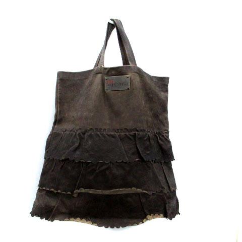 レッド ヴァレンティノ RED VALENTINO トートバッグ レザー ロゴフリル 