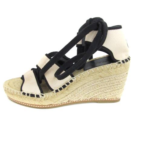 トリーバーチ TORY BURCH レースアップサンダル ハイヒール ウェッジ 