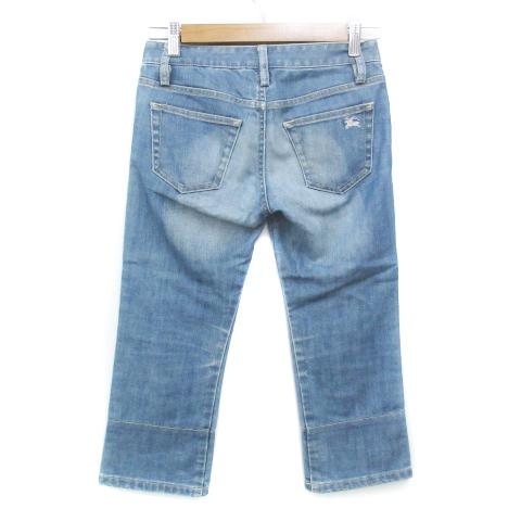 バーバリーブルーレーベル デニムパンツ ジーンズ ストレートパンツ 七