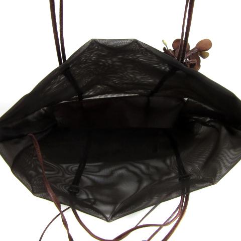 プラダ PRADA ハンドバッグ トートバッグ メッシュバッグ シースルー 