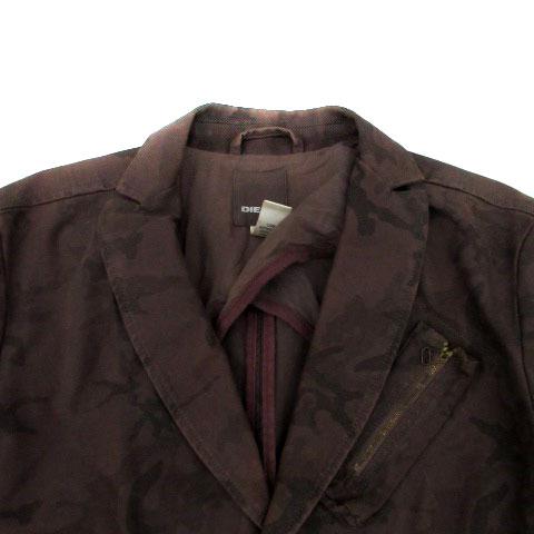 DIESEL（ディーゼル） DIESEL 70 テーラードジャケット ミドル丈 迷彩 