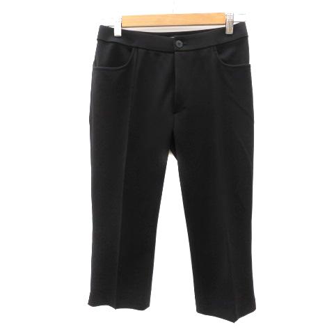 ダーマコレクション dama collection クロップドパンツ 七分丈 M 黒 