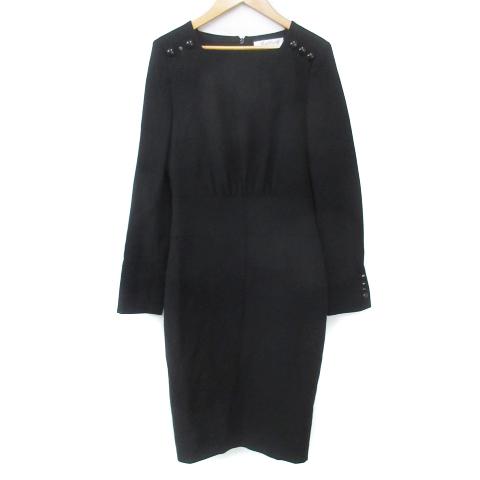 MAX MARA マックスマーラ 袖フリル オールインワン 38 ネイビー 