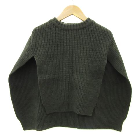 タン TAN ニットベスト ニットポンチョ ミドル丈 プルオーバー  